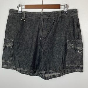 Women’s Dockers Jean Shorts Size 14 Color Black